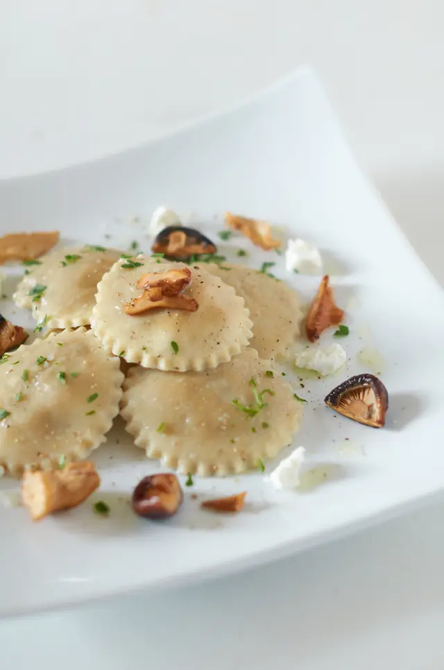 Ravioles aux champignons des caves — Agrandir