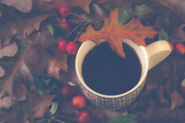 Un café en octobre — Agrandir