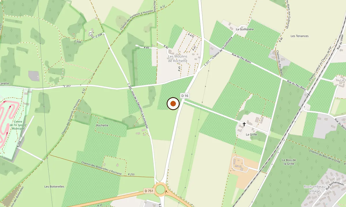 Plan — La Fenaison, 4, chemin des Foins, Chinon